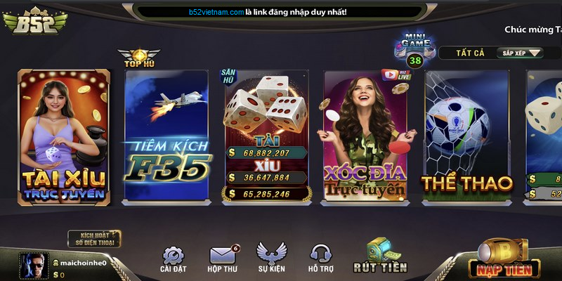 Nạp tiền B52CLUB