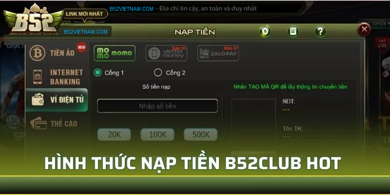 Nạp tiền B52CLUB